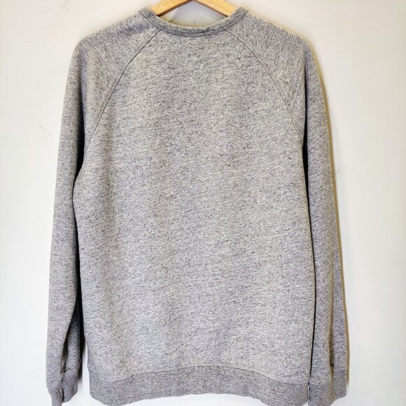 Men's Crewneck Popover Sweatshirt | Gray | George | Medium - Picture 2 of 5